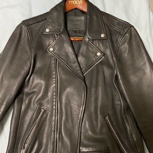 All Saints Milo Leather Biker Jacket